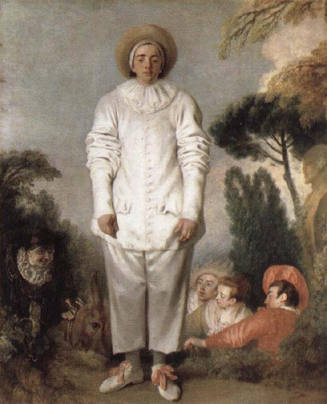 Jean-Antoine Watteau Gilles oil painting image